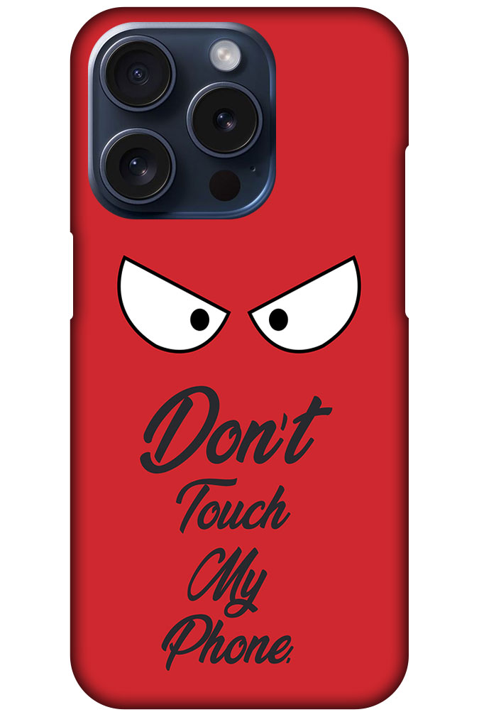 Angry Eyes Graphic Illustration Hard Plastic Printed Case