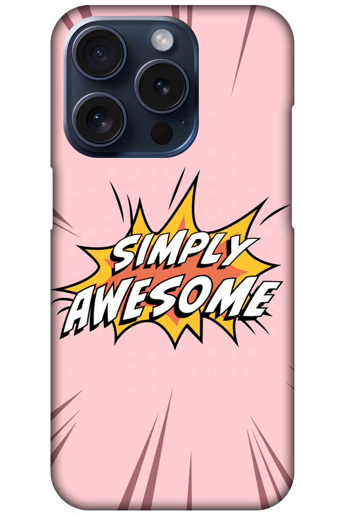 Simply Awesome Vector Design Hard Plastic Printed Case