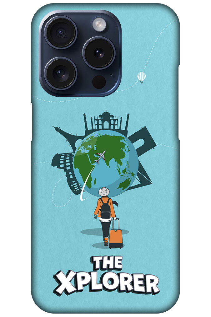 The Xplorer Vector Illustration Hard Plastic Printed Case