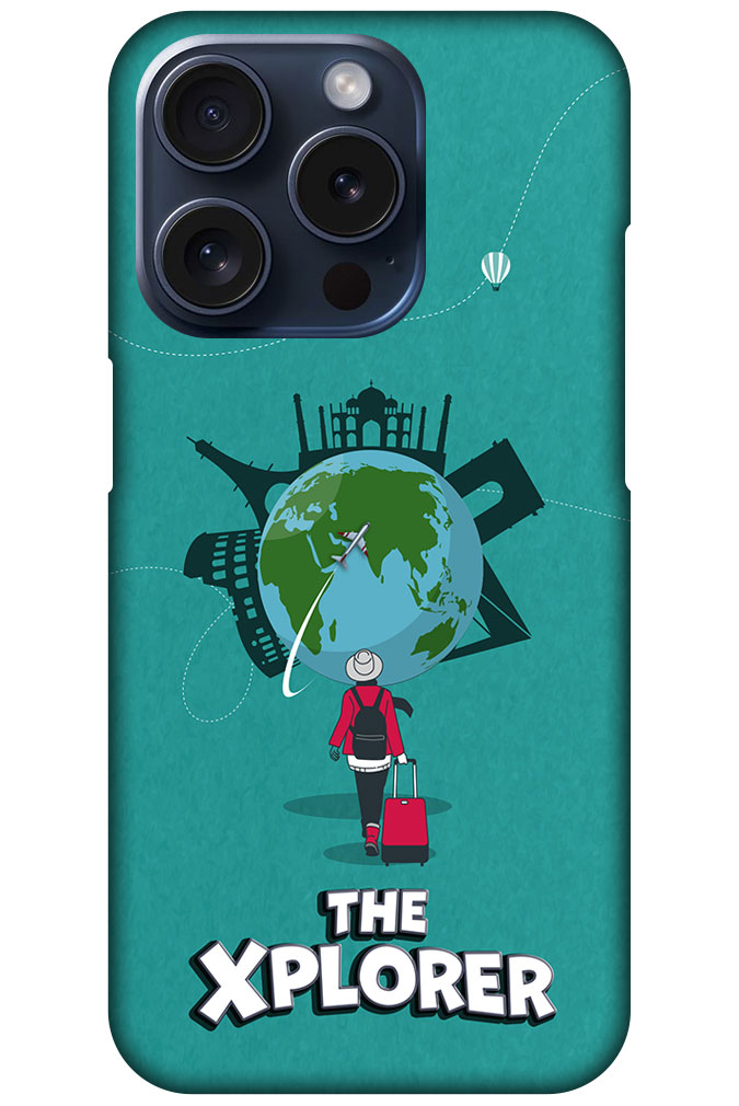 The Xplorer Vector Illustration Hard Plastic Printed Case