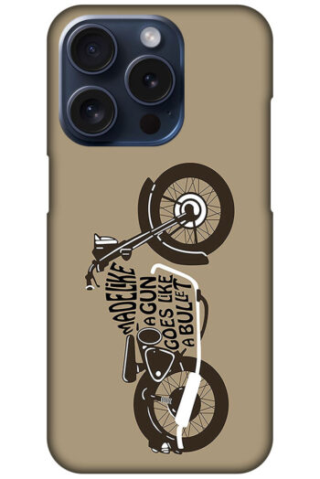Cool Vintage Bike Vector Design Hard Plastic Printed Case