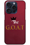 The GOAT Text Illustration Hard Plastic Printed Case