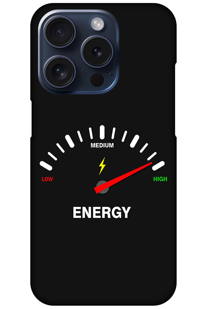 Energy Meter Vector Illustration Hard Plastic Printed Case