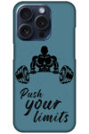 Push Your Limits Sketchart Hard Plastic Printed Case