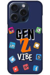 Gen Z Vibe Socialmedia Graphic Illustration Hard Plastic Printed Case