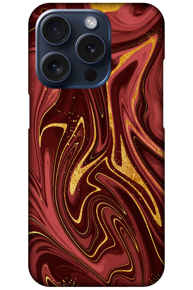 Artistically Beautiful Paintmix Design Hard Plastic Printed Case
