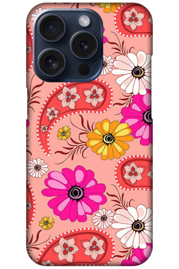 Daisy Flower Vector Illustration Hard Plastic Printed Case