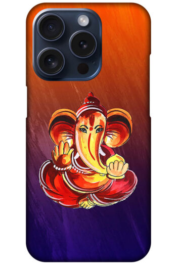 Lord Ganesha Abstract Painting Hard Plastic Printed Case