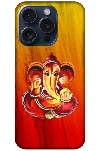 Lord Ganesha Abstract Painting Hard Plastic Printed Case