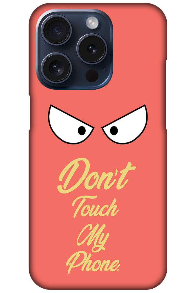 Angry Eyes Graphic Illustration Hard Plastic Printed Case