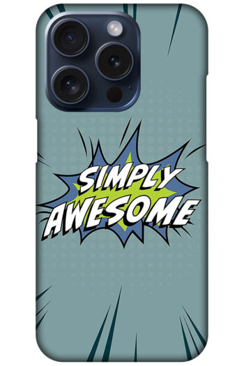 Simply Awesome Vector Design Hard Plastic Printed Case