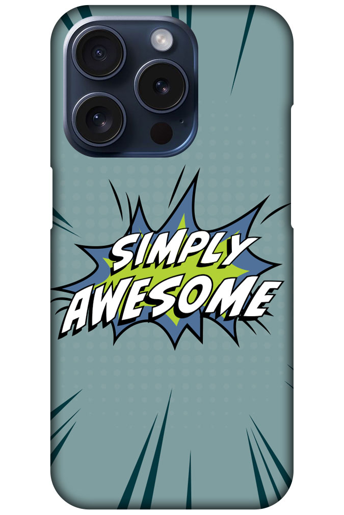 Simply Awesome Vector Design Hard Plastic Printed Case