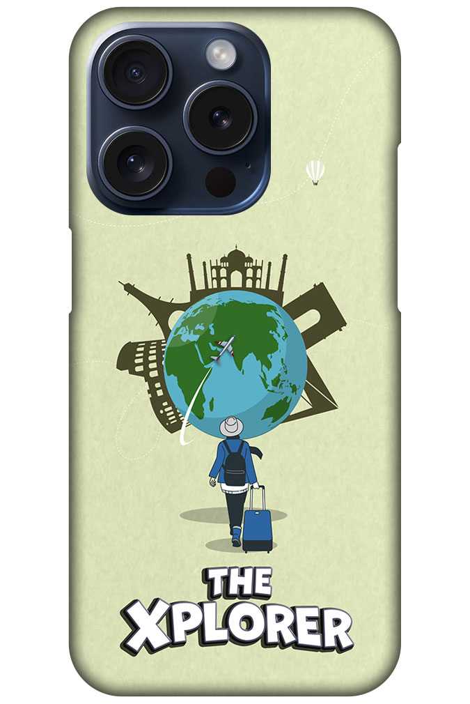 The Xplorer Vector Illustration Hard Plastic Printed Case