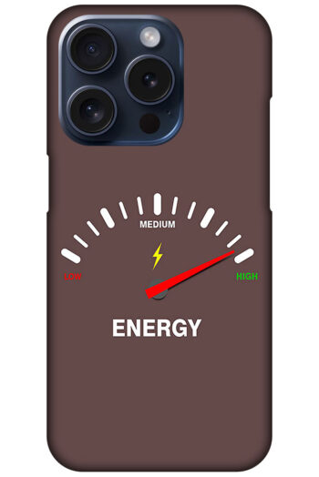 Energy Meter Vector Illustration Hard Plastic Printed Case