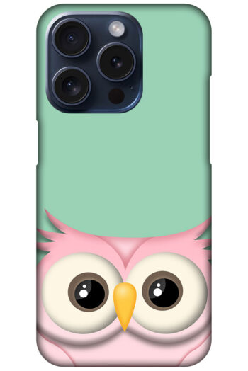 Elegant Vector Owl Illustration Hard Plastic Printed Case