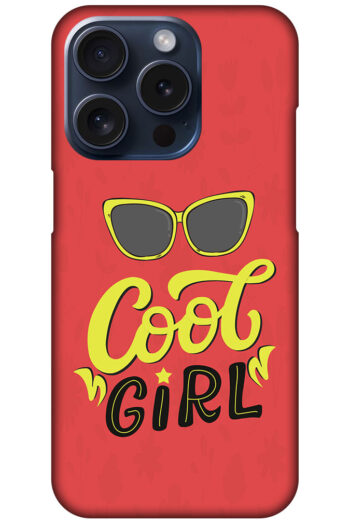 Cool Girl Stylish Vector Design Hard Plastic Printed Case