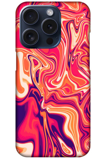Artistically Beautiful Paintmix Design Hard Plastic Printed Case