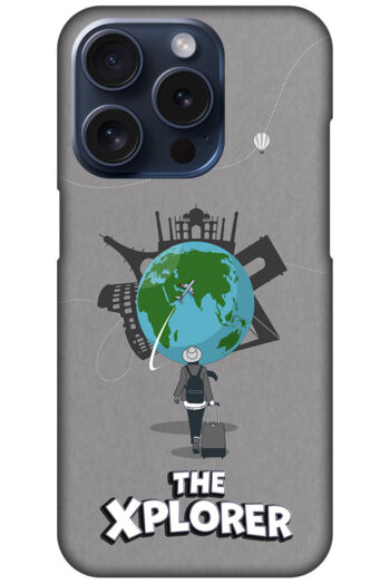 The Xplorer Vector Illustration Hard Plastic Printed Case