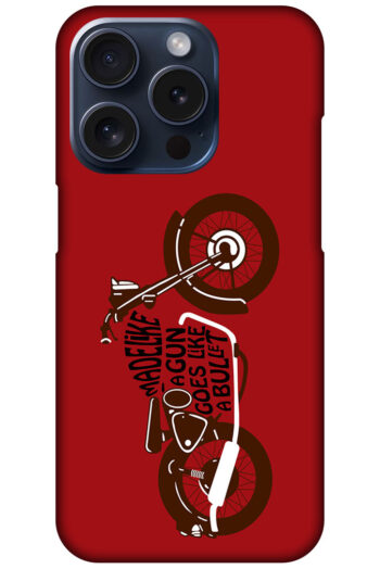 Cool Vintage Bike Vector Design Hard Plastic Printed Case