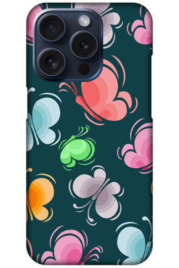 Unique Butterfly Pattern Hard Plastic Printed Case