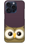 Elegant Vector Owl Illustration Hard Plastic Printed Case