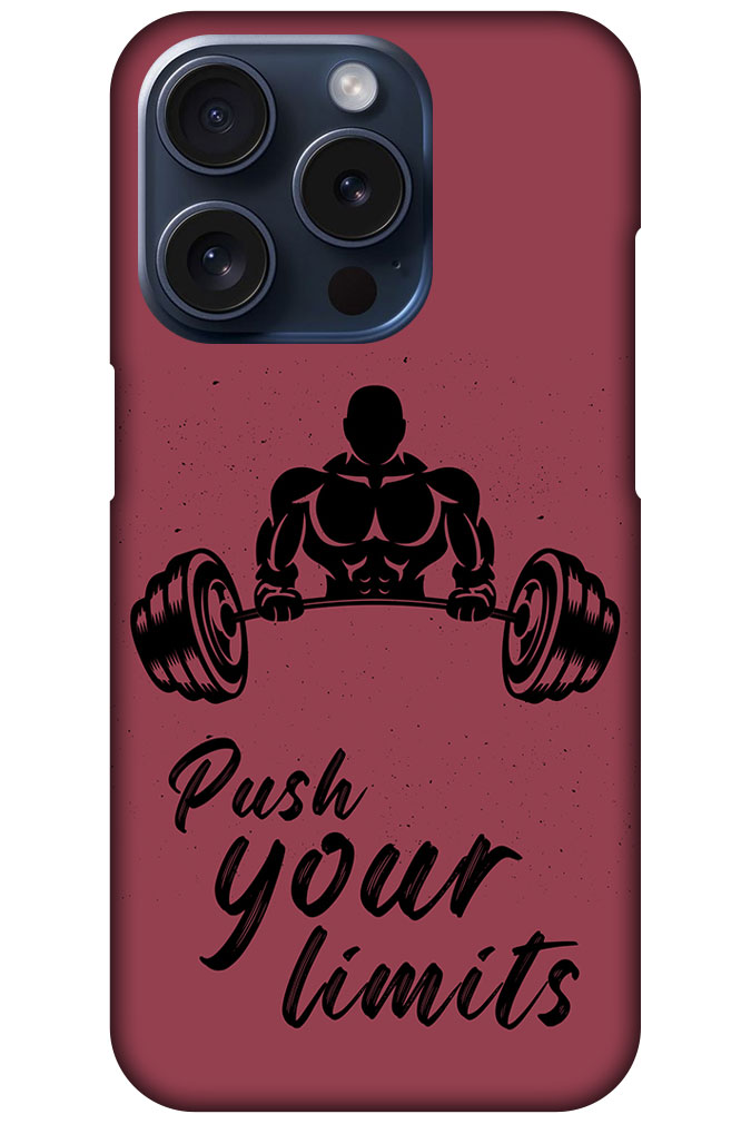 Push Your Limits Sketchart Hard Plastic Printed Case