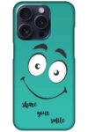 Happy Smiling Face Clipart Hard Plastic Printed Case