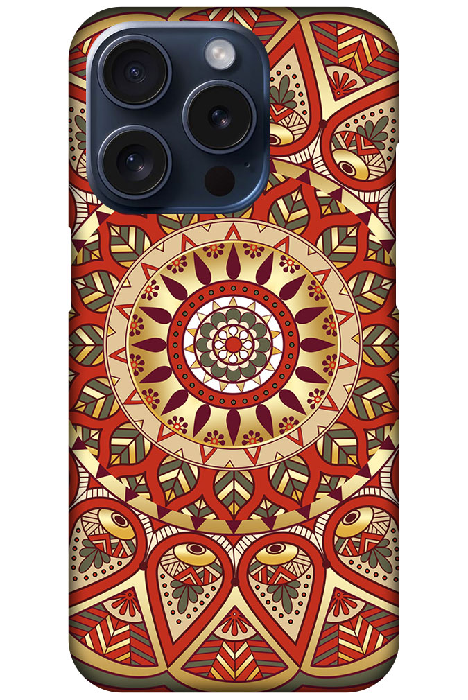 Mandala Artform Rangoli Pattern Hard Plastic Printed Case