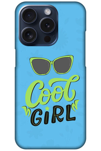 Cool Girl Stylish Vector Design Hard Plastic Printed Case