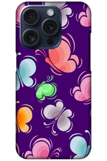 Unique Butterfly Pattern Hard Plastic Printed Case