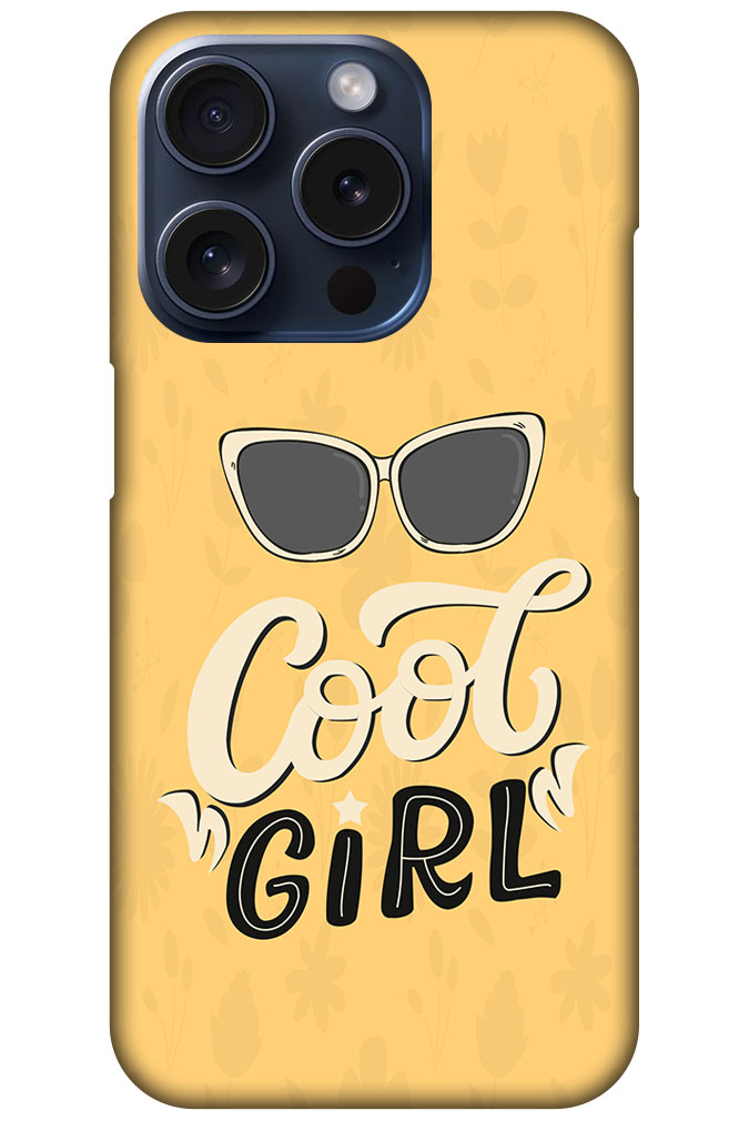 Cool Girl Stylish Vector Design Hard Plastic Printed Case