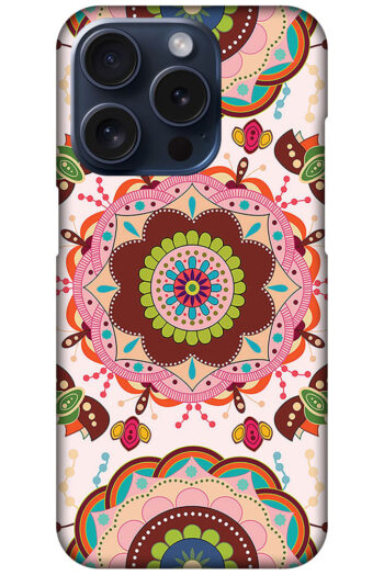 Multicolor Rangoli Artwork Hard Plastic Printed Case