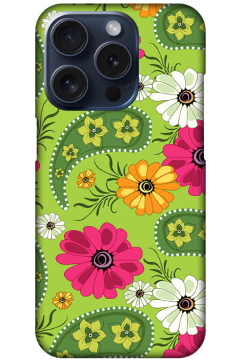 Daisy Flower Vector Illustration Hard Plastic Printed Case