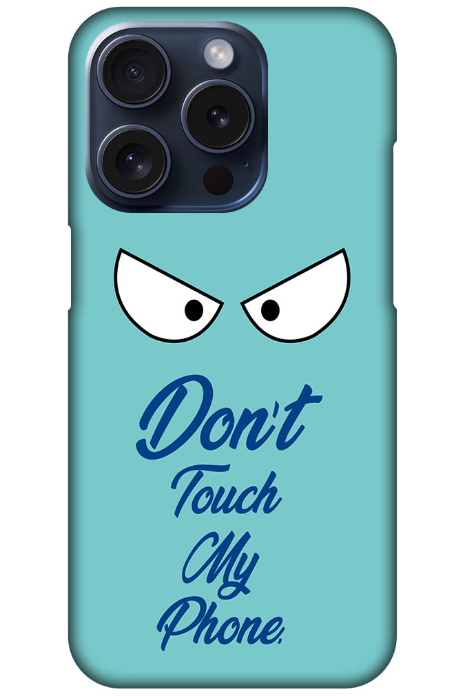 Angry Eyes Graphic Illustration Hard Plastic Printed Case