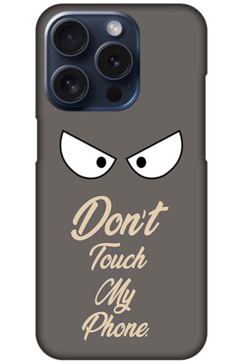 Angry Eyes Graphic Illustration Hard Plastic Printed Case