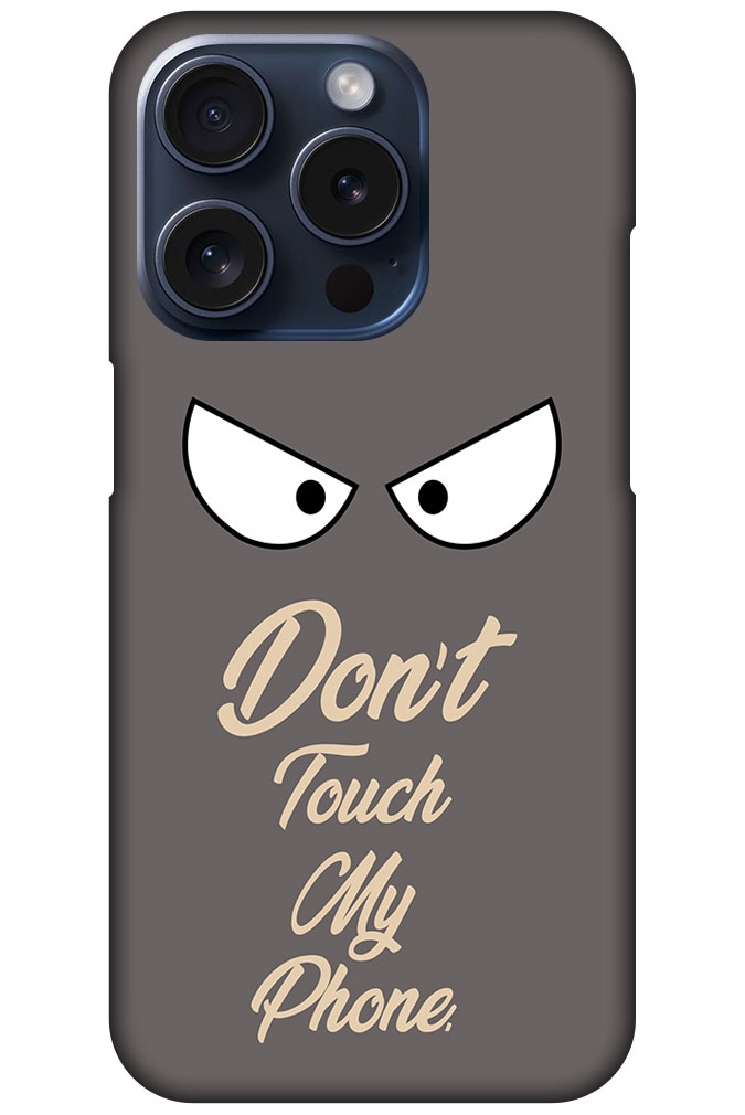 Angry Eyes Graphic Illustration Hard Plastic Printed Case