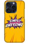 Simply Awesome Vector Design Hard Plastic Printed Case