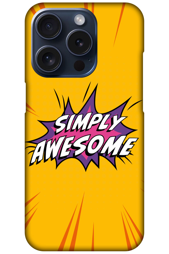 Simply Awesome Vector Design Hard Plastic Printed Case