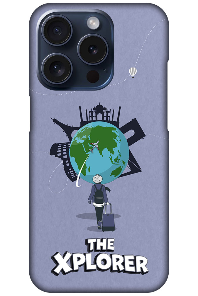 The Xplorer Vector Illustration Hard Plastic Printed Case