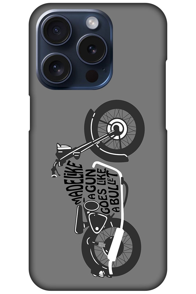 Cool Vintage Bike Vector Design Hard Plastic Printed Case