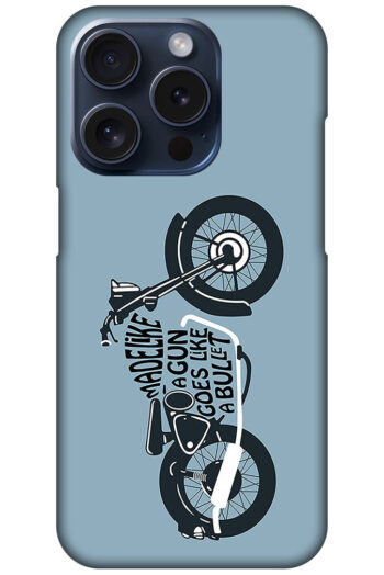 Cool Vintage Bike Vector Design Hard Plastic Printed Case