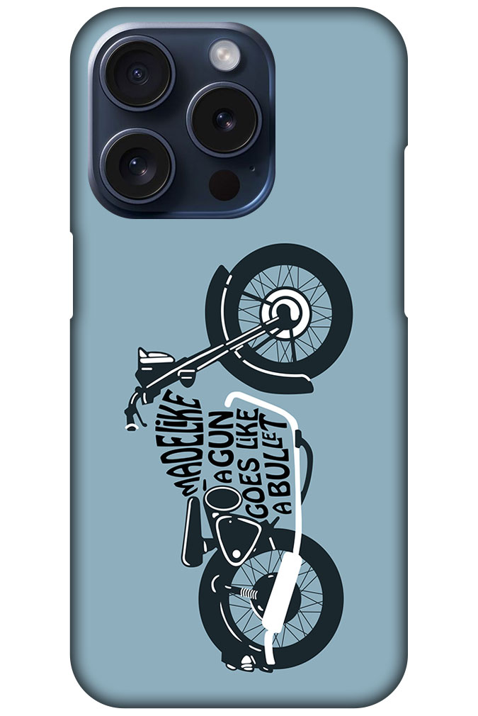 Cool Vintage Bike Vector Design Hard Plastic Printed Case
