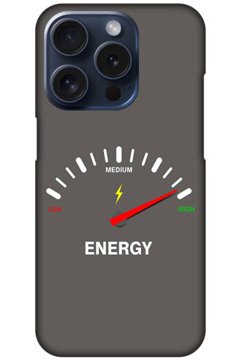 Energy Meter Vector Illustration Hard Plastic Printed Case