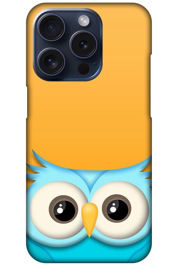 Elegant Vector Owl Illustration Hard Plastic Printed Case