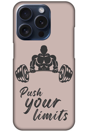 Push Your Limits Sketchart Hard Plastic Printed Case