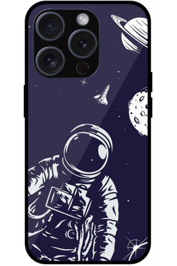 Astronaut Motivational Design Metal TPU Printed Case
