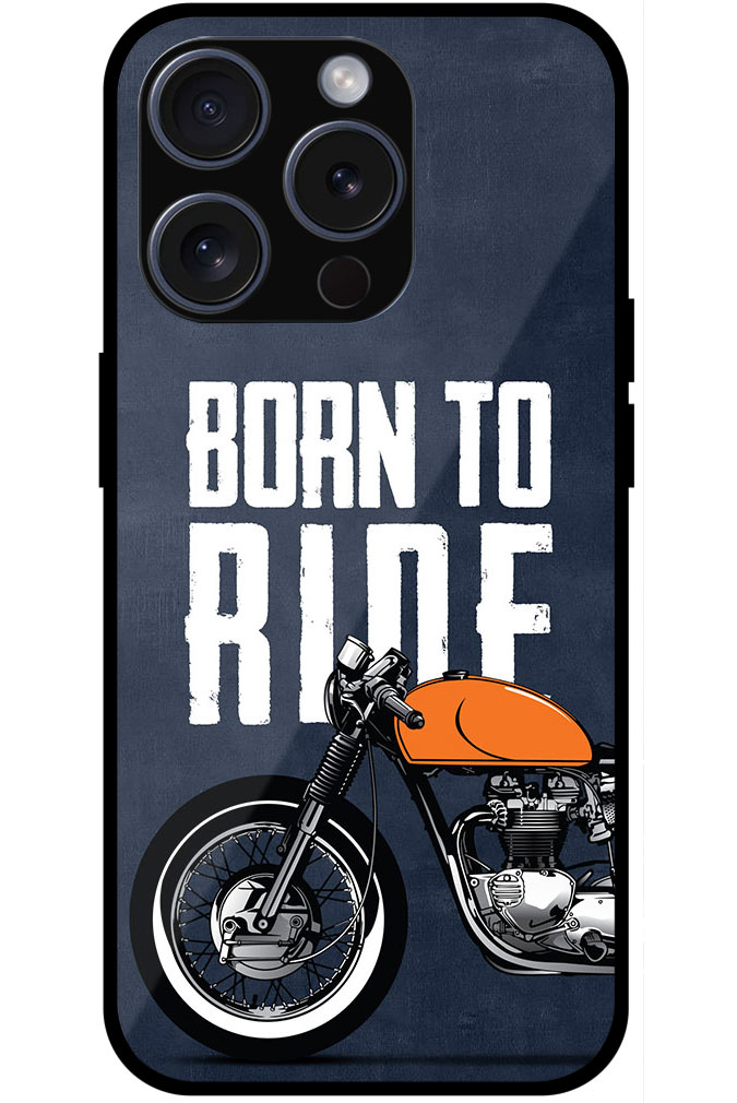 Born to Ride Superbike Metal TPU Printed Case