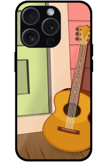 Acoustic Guitar Picture Art Metal TPU Printed Case