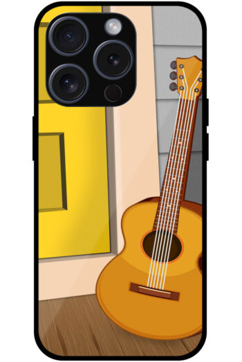 Acoustic Guitar Picture Art Metal TPU Printed Case