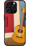 Acoustic Guitar Picture Art Metal TPU Printed Case